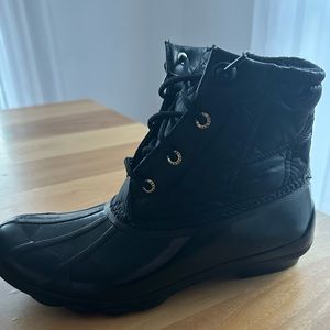 Sperry Top-Sider Saltwater Puff black Nylon duck boot
